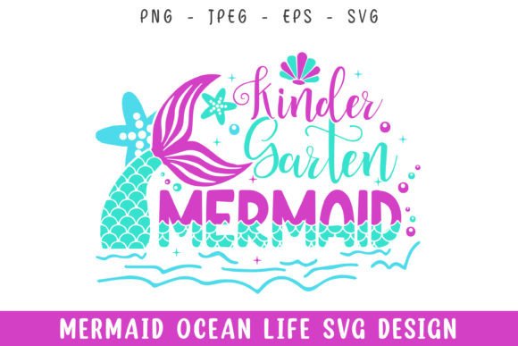 Kindergarten Mermaid Ocean Life Design