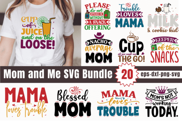 Mom and Me SVG Bundle